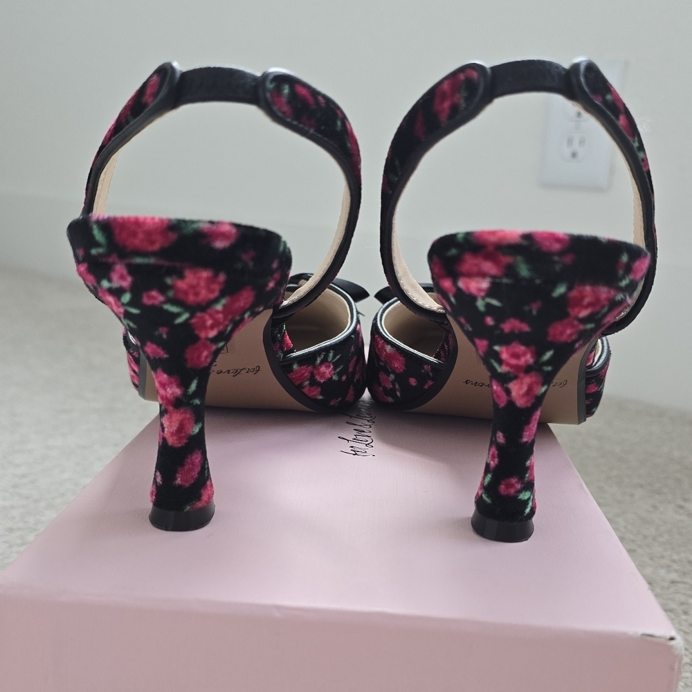 For Love & Lemons Lyana Heel 8.5 / 39 coquette pumps NWT - Picture 7 of 11